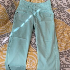 Refuge Mint High Waisted Pants